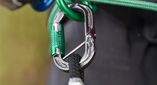 Mousquetons pour élagage