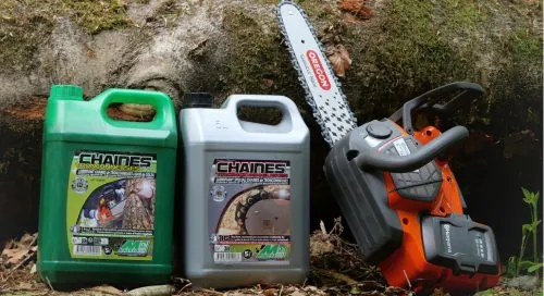 Huiles de chaines pour tronçonneuses