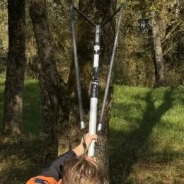 Catapulte à lancer pour travaux sur corde