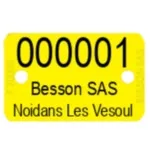 Plaquettes à 6 chiffres