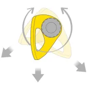 Amarrage amovible COEUR PULSE 12MM PETZL