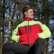 Veste Polaire Jobby PFANNER - Rouge et Jaune (60)