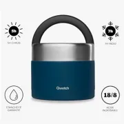 Boite Repas Qwetch isotherme Matt bleu granite 850 ML