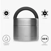 Boite Repas Qwetch isotherme Inox 650 ML