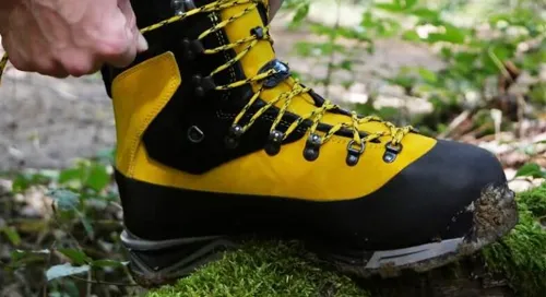 Les chaussures de bucheron anti coupure