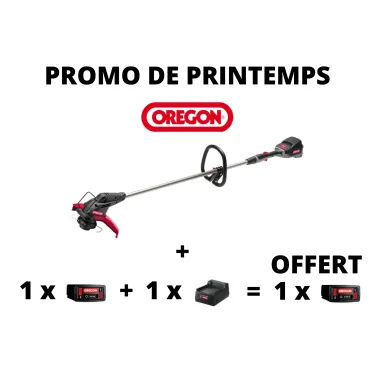 Kit Coupe Bordure OREGON ST275 / 2 x 4.0 AH / Chargeur Standard