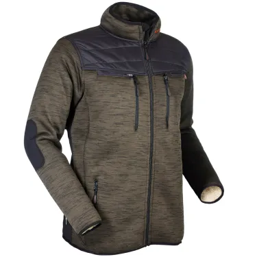 Veste Inuit Teddy Protos Green Mélange