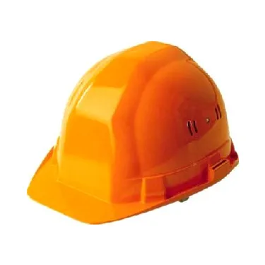 Casque de chantier orange
