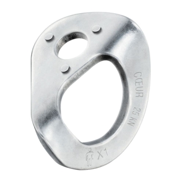 20 plaquettes COEUR STEEL 12MM PETZL