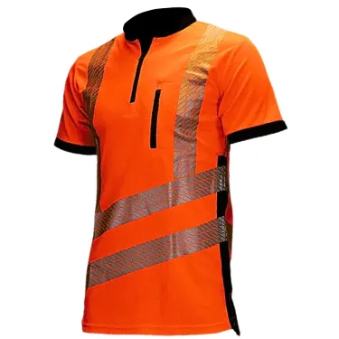T-shirt à manches courtes haute visibilité, Orange - TREEHOG