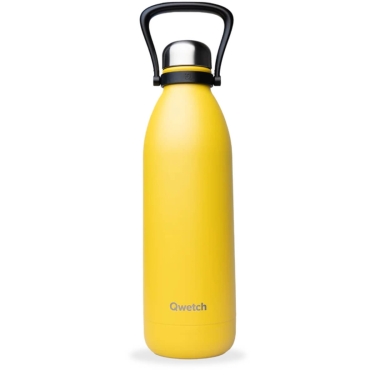 Bouteille isotherme Qwetch Titan Matt Jaune 1500 ML