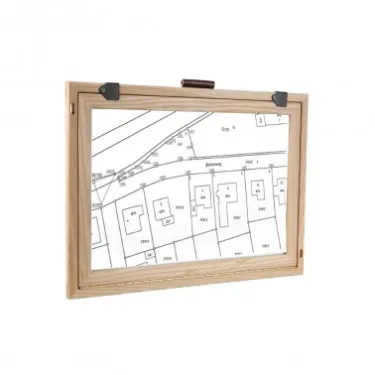 Planchette à dessin d'arpenteur