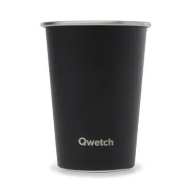 Gobelet noir mat de Qwetch