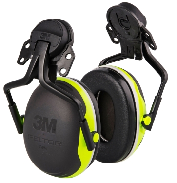 Casque Antibruit (sans arceau) 3M Peltor X4P3 (32dB) - Coloris Vert