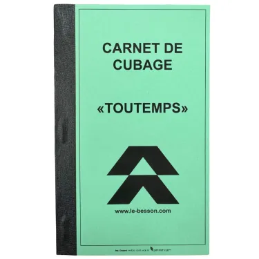 Carnet de cubage Toutemps "Tempête" LE BESSON