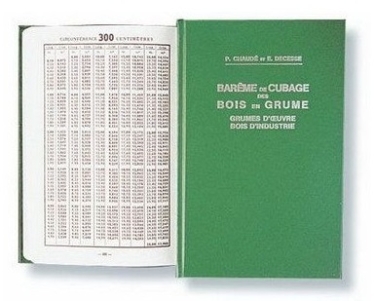 Barême cubage circonférence