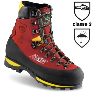 Chaussures Anti Coupure ANTELAO - Rouge - ANDREW