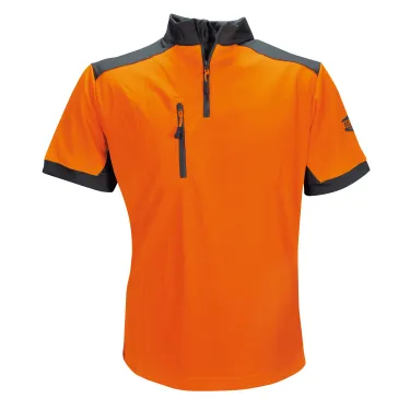 Tee-shirt Coolmax manches courtes orange