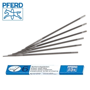 Boite de 6 limes rondes PFERD