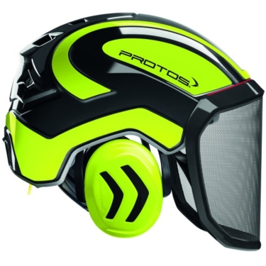 Casque Protos Forest / Noir et Jaune