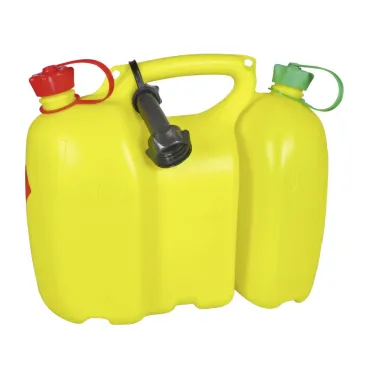 Jerrican - Bidon Double Jaune avec Bec Verseur