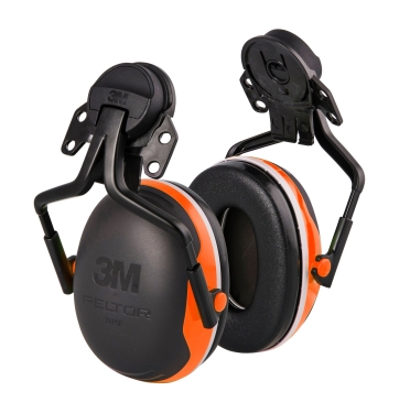 Casque Antibruit (sans arceau) 3M Peltor X4P3 (32dB) - Coloris Orange