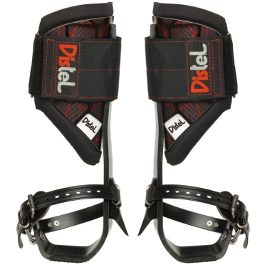 Griffes DISTEL carbone - Sangles cuir - Pointes courtes