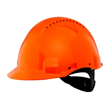 Casque de sécurité Peltor ORANGE avec molette de réglage + pastille UV