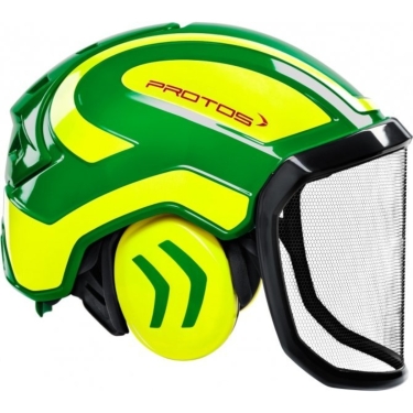 Casque Protos Forest / Vert et Jaune