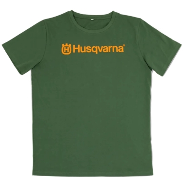 T-Shirt Fan HUSQVARNA vert