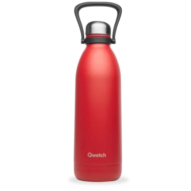 Bouteille isotherme Qwetch Titan Rouge cardinal 1500 ML
