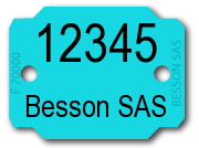 1 numéro + 1 ligne de texte (les 1000 pièces) - FABLAS