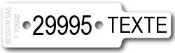 Plots 74x20 mm / HORIZON /X500 - FABPLO