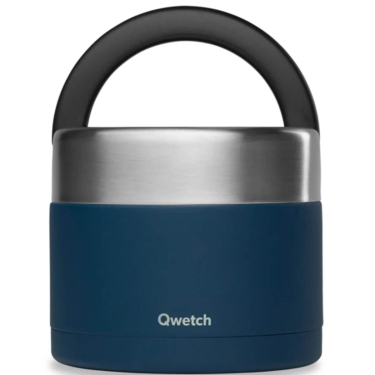 Boite Repas Qwetch isotherme Matt bleu granite 850 ML