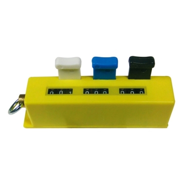 Compteur plastique triple