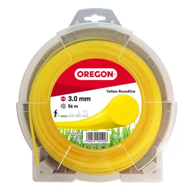 Fil de débroussailleuse Ø3mm Yellow Roundline