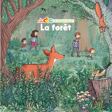 Couverture du livre pour enfant "La forêt" de MILAN