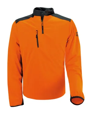Tee-shirt manches longues Coolmax, Orange - SOLIDUR