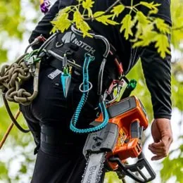 Longe porte tronçonneuse