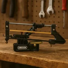 Affuteuse manuel de chaine de tronçonneuse