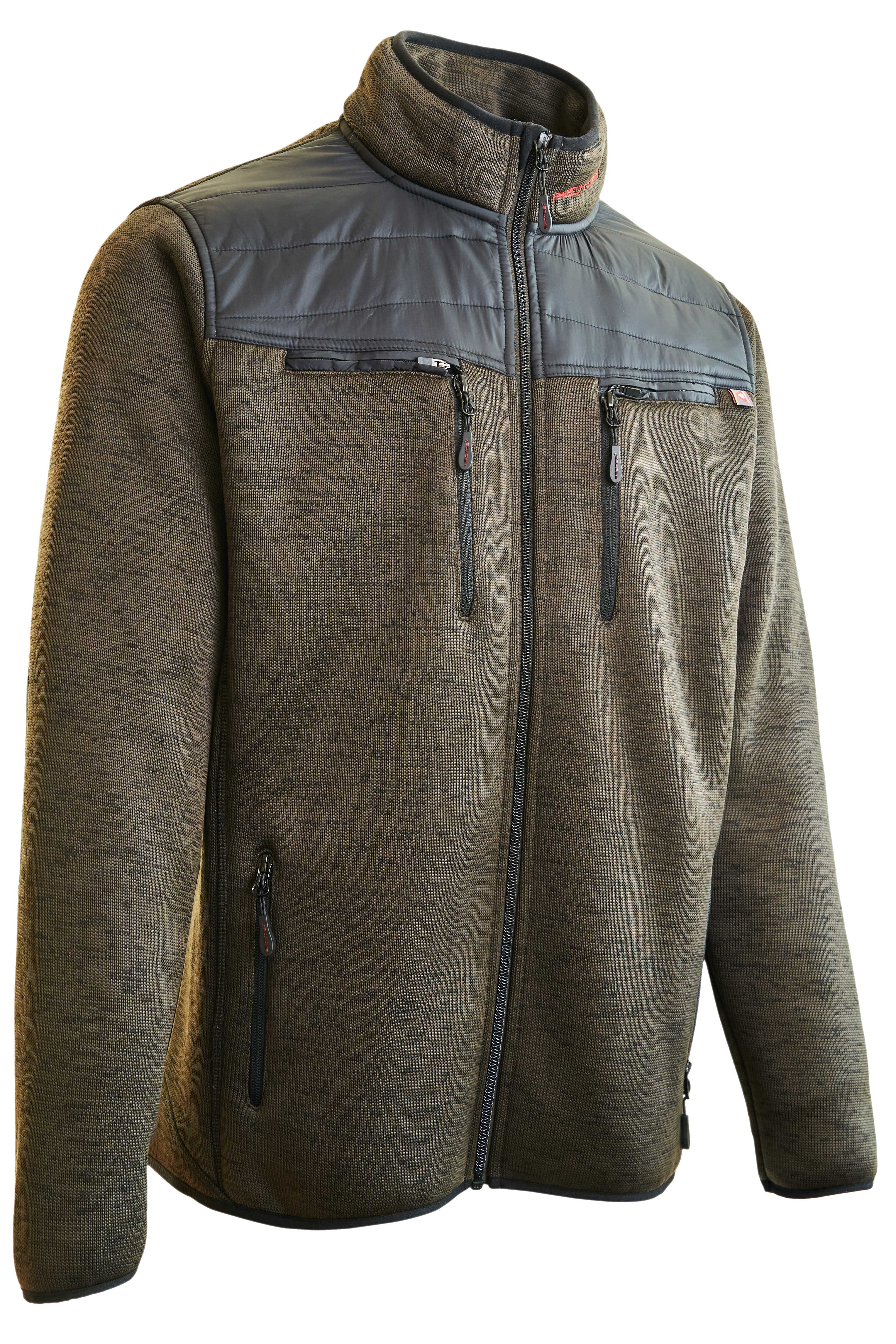 Veste Inuit Teddy PROTOS Green Mélange