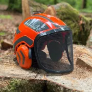 Casque Protos Integral Forest PFANNER (Orange et Gris)