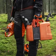 Jerrican double 5L/2.5L HUSQVARNA avec porte outils