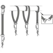 Sangle d'amarrage CONNEXION FIXE - PETZL [SUR COMMANDE]