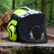 Casque Protos Forest Noire et Jaune PFANNER