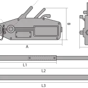 Treuil à câble passant 1.6T + Câble 11.5 mm