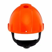 Casque de sécurité Peltor ORANGE avec molette de réglage + pastille UV