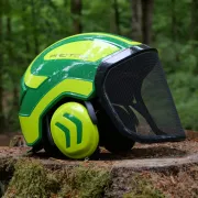 Casque Protos Forest / Vert et Jaune