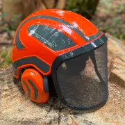 Casque Protos Integral Forest PFANNER (Orange et Gris)