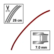 Fil de débroussailleuse Ø7 mm Techni-Blade, 155 pièces - OREGON